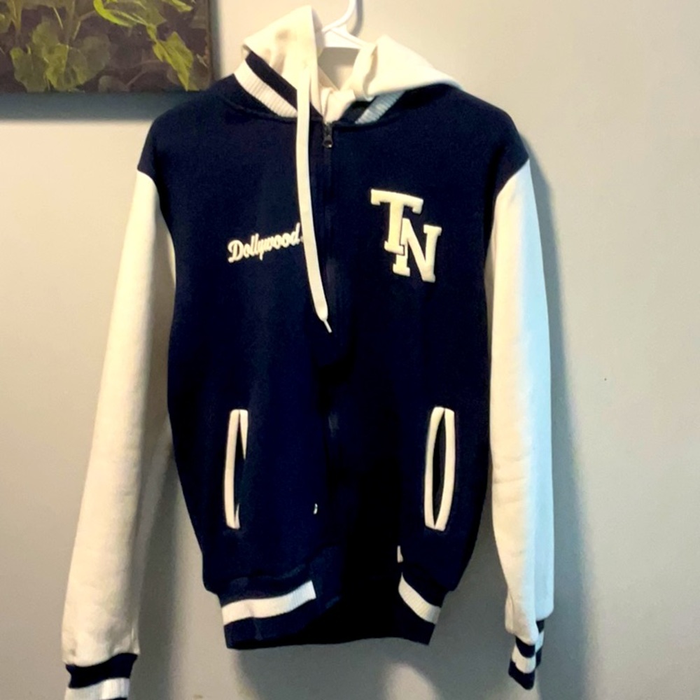 Dollywood TN Blue and White Hoodie